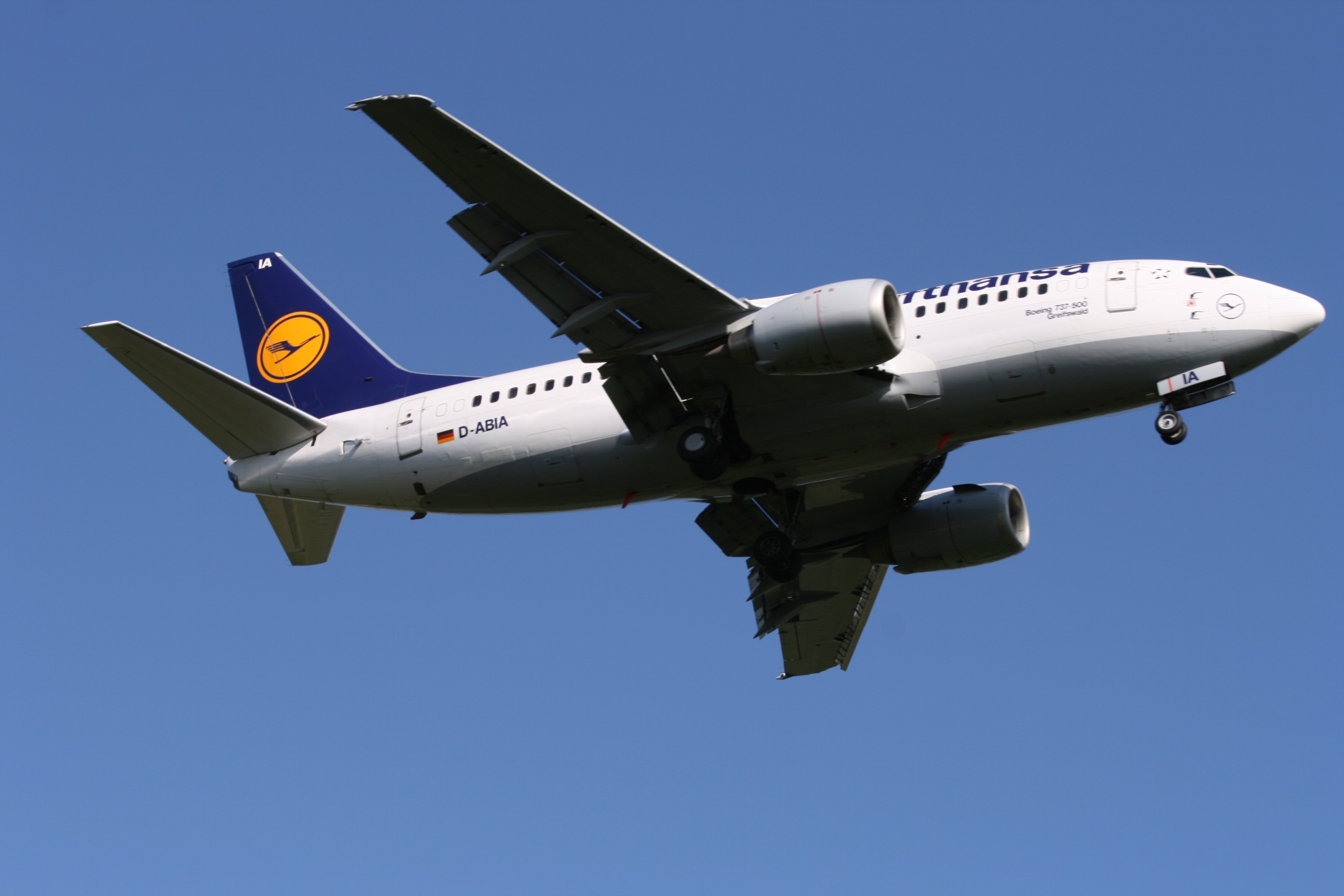 IMG_1263.JPG - D-ABIA,  Lufthansa, Boeing 737-530, Helsinki - Vantaa (HEL / EFHK), Finland, May 26, 2008