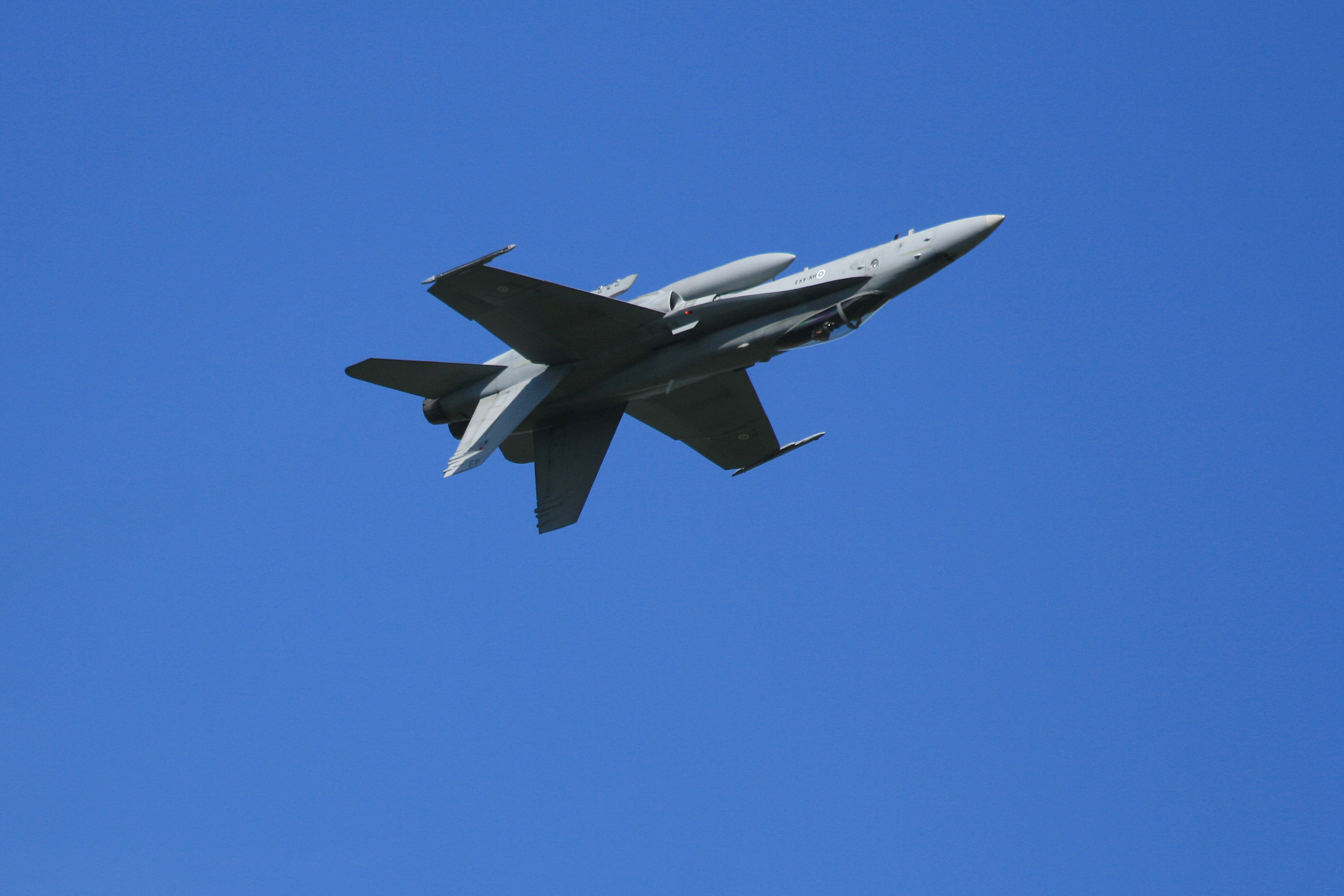 IMG_9319.JPG - HN-443, Finland - Air Force, McDonnell Douglas F-18C Hornet, Jyvskyl (Tikkakoski - Luonetjrvi) (JYV / EFJY), Finland, September 3, 2009