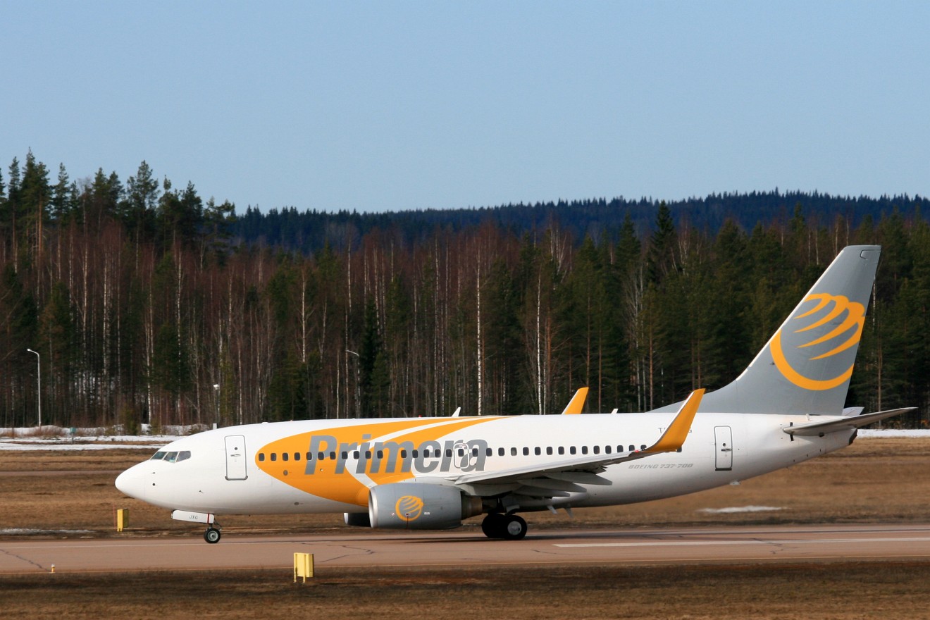 IMG_6474.JPG - TF-JXG, Primera Air Boeing 737-7Q8 , Jyvskyl (Tikkakoski - Luonetjrvi) (JYV / EFJY), Finland, April 24, 2009