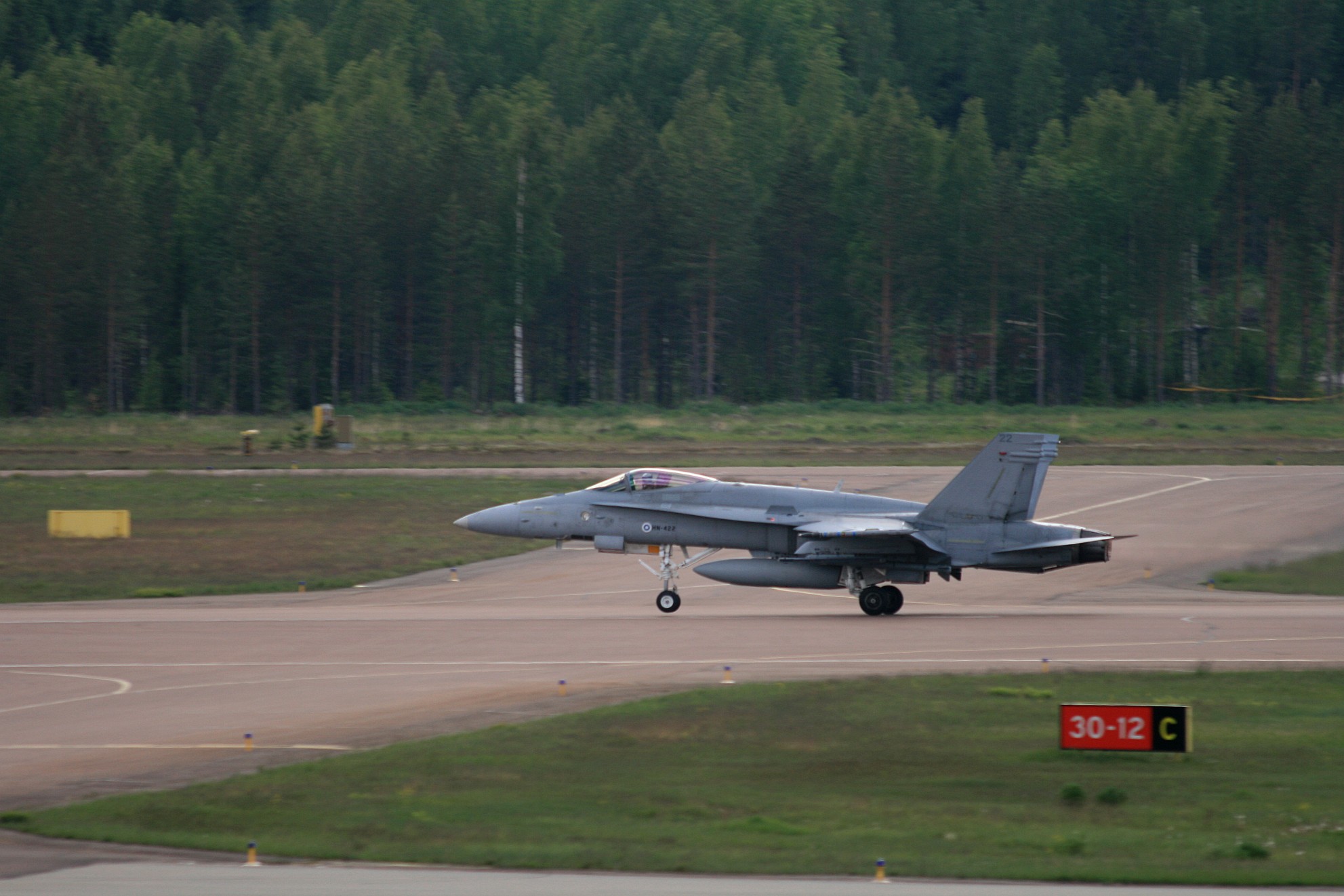 IMG_7363.JPG - HN-422, Finland - Air Force, McDonnell Douglas F-18C Hornet, Jyvskyl (Tikkakoski - Luonetjrvi) (JYV / EFJY), Finland, June 12, 2009